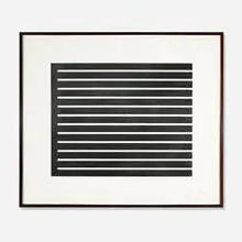 Untitled (121) by Donald Judd, 1980, aquatint on paper, sold Apr 2013