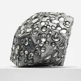 John Torreano, untitled, c. 1985, lacquered wood, glass, silicon