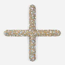 John Torreano, untitled, c. 1979, pine, glass, silicon