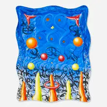Ancient Chinese Secret by Kenny Scharf, 1998, oil and acrylic on canvas in painted artist's frame, sold Apr 2013