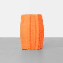 stool by Christian Astuguevieille, 2003, lacquered rope over wood, sold Apr 2013