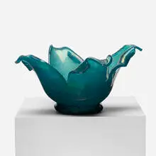 Eugeneo Agave bowl by Ercole Barovier, 1951, glass, sold Apr 2013