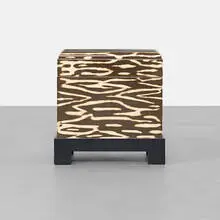 chest by Karl Springer, c. 1975, lacquered wood, sold Apr 2013