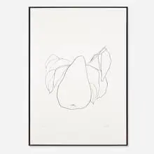 Pear III by Ellsworth Kelly, 1965-1966, lithograph on paper, sold Apr 2013
