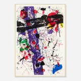 Sam Francis, untitled (from Eight by Eight to Celebrate the Temporary Contemporary), 1983, lithograph on paper