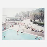 Massimo Vitali, Genova Pegli West, 2006, offset lithograph on paper
