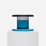 vase by Ettore Sottsass, 1966 / 1991, glazed ceramic, sold Apr 2013