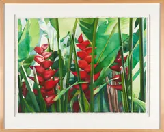 Kathleen Alexander, Jungle Fire, watercolor on paper