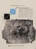György Kepes, Great Ideas of Western Man, mixed media including gouache and ink on illustration board and plastic