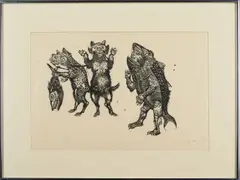 Marcelo Grassmann, Two Animal Prints