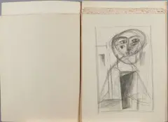 Héctor Basaldúa, A Group of 36 Sketches and Drawings, unsigned; mixed media including pencil, watercolor, gouache, and ink on paper