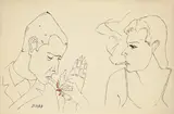 Christian Schad, Barszene