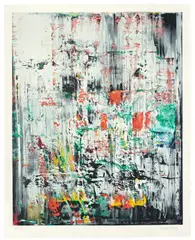 Ice 2 by Gerhard Richter, 2003, Farbserigraphie auf Velin, sold Nov 2012