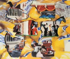 Ben Schonzeit, Golden Delish, 1971, Acryl, gesprüht, auf Leinwand