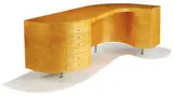 Jasper Morrison, Executive desk, 1987, Laminated birch
