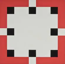 Frederick Hammersley, Figure of Speech, 1974-75, Oil on linen