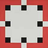 Frederick Hammersley, Figure of Speech, 1974-75, Oil on linen