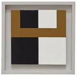 Frederick Hammersley, Double Vision #12, 1978, Oil on linen glued to 7-ply panel