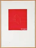 Jasper Johns, Face (Casts from Untitled series), 1974, Lithograph printed in colors on Laga Narcisse
