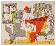 Le Corbusier, Bogota, 1950, Handwoven wool
