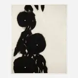 Donald Sultan, Morning Glories, 1991, etching and aquatint on Somerset