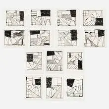 Carroll Dunham, Untitled, 2004-2006, lithograph on Fabriano Esportazione