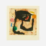 Joan Miró, Le Dandy, 1969, etching and aquatint with carborundum in colours on Mandeure rag paper