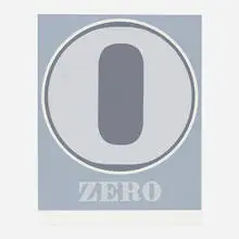 Zero (from Numbers) by Robert Indiana, 1968, screenprint in colors on Schoellers Parole paper, sold Jun 2021