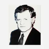 Edward Kennedy by Andy Warhol, 1980, screenprint in colors with diamond dust on Lenox Museum Board, sold Jun 2021