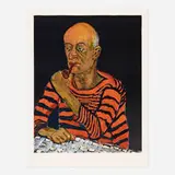 Alice Neel, John (Man with Pipe) (from the American Portfolio)