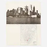 Christo & Jeanne-Claude, Lower Manhattan Packed Buildings, 2 Broadway and 20 Exchange Place Project (from Monuments)
