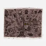 Roy De Forest, Untitled, 1981, lithograph in colors