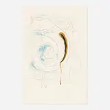 Salvador Dalí, The Visceral Circle of the Cosmos (from Cosmos I), 1974, engraving with lithographic color