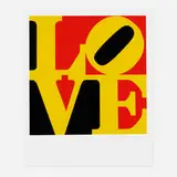 Robert Indiana, The German Love (Die Deutsche Liebe) (from Graphik USA), 1997, screenprint in colors