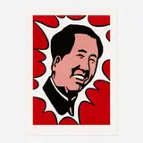 Roy Lichtenstein, Mao, 1971, screenprint in colors