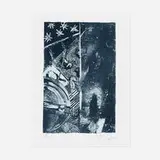 Jasper Johns, Summer (Blue), 1985-1991, lithograph on J. Whatman paper
