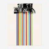 Jim Dine, Untitled (from Tool Box), 1966, screenprint in colors with collage