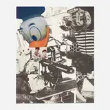 Jim Dine, Untitled (from Tool Box), 1966, screenprint in colors with collage