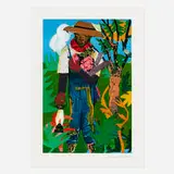 Romare Bearden, The Lantern, 1979, lithograph in colors