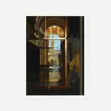 Richard Estes, Salzburg Cathedral, 1982, screenprint in colors