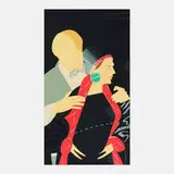 Alex Katz, Red Grooms and Elizabeth Ross (from Pas de Deux), 1993-1994, screenprint in colors on Arches Cover paper