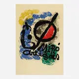 Affiche pour l’Exposition Miró-Artigas by Joan Miró, 1963, lithograph in colors on Rives paper, sold Jun 2021