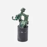 La Madonne de Port Lligat sculpture by Salvador Dalí, 1969, patinated bronze on marble base, sold Jun 2021