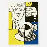 Roy Lichtenstein, ...Huh?, 1976, screenprint in colors on Arches