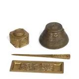 Bookmark desk accessories, three by Tiffany Studios, sold Oct 2021