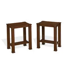 Prairie School Style, side tables, pair