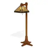 Mica Lamp Co., American Arts & Crafts style floor lamp