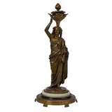 Neoclassical, figural lamp base