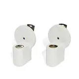 William Lescaze, wall sconces, pair