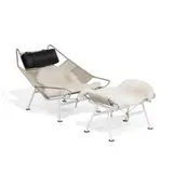 Flag Halyard lounge chair and ottoman by Hans J. Wegner, sold Oct 2021